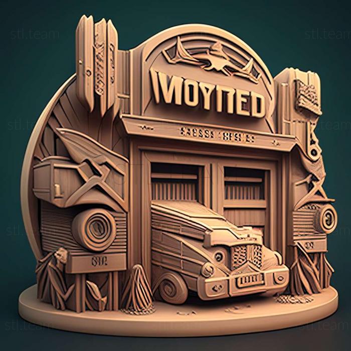 3D модель Игра Автобаза (STL)